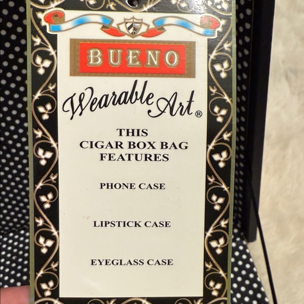 Bueno Wearable Art Cigar Box Bag (double-sided multi-color design) - Picture 9 of 9